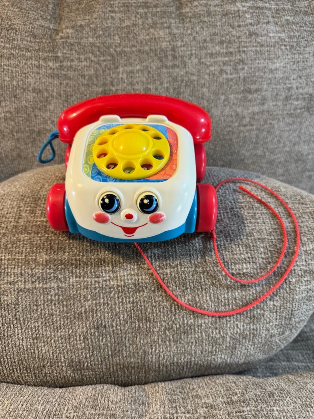 Vintage Fisher Price Pull-Along Toy Phone
